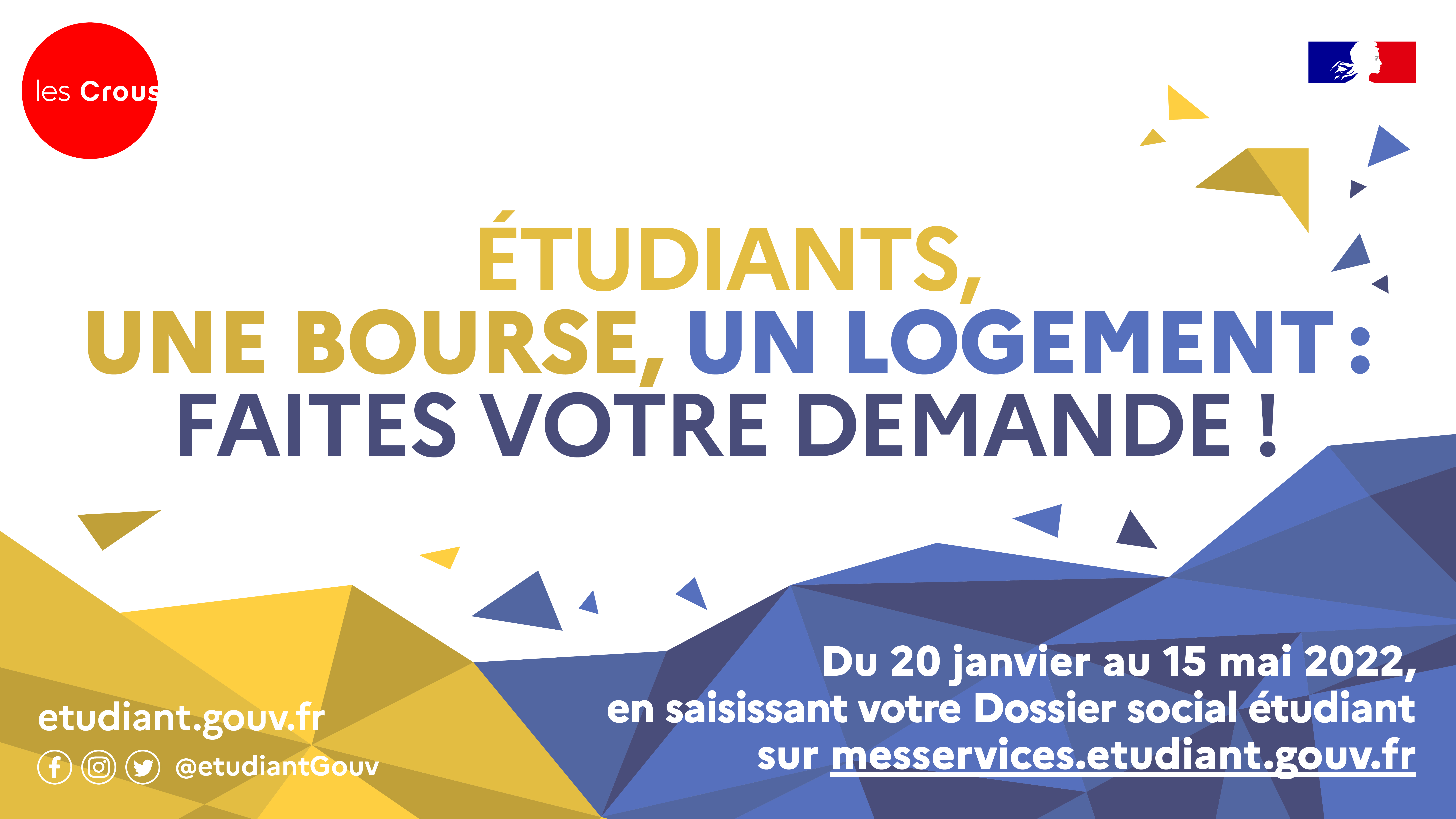 Crous Calendrier 2023 Dossier Social Étudiant (Dse) 2022