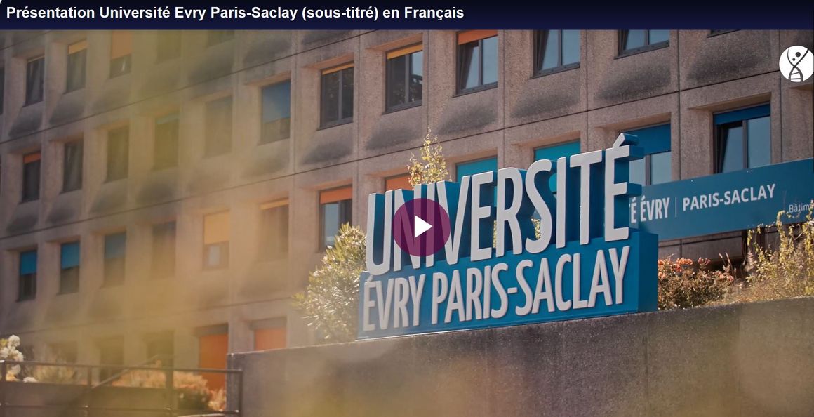 Présentation Université Evry Paris-Saclay (sous-titré) en Français