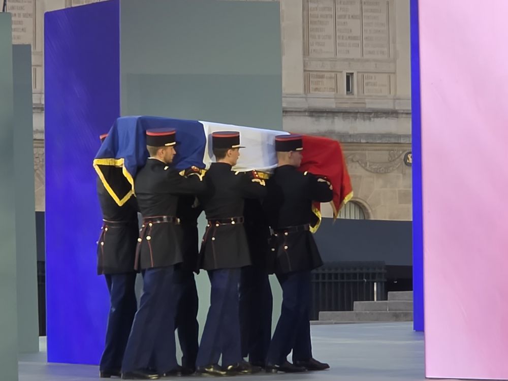 Cérémonie d'entrée au Panthéon de Marc et Simonne Bloch