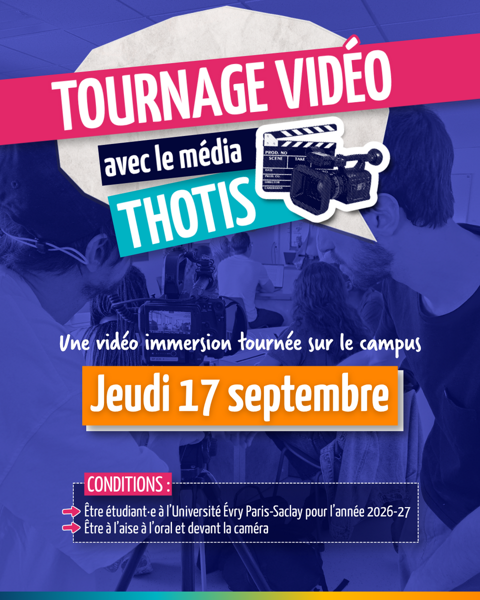 Participez à un tournage pour une vidéo avec Thotis !