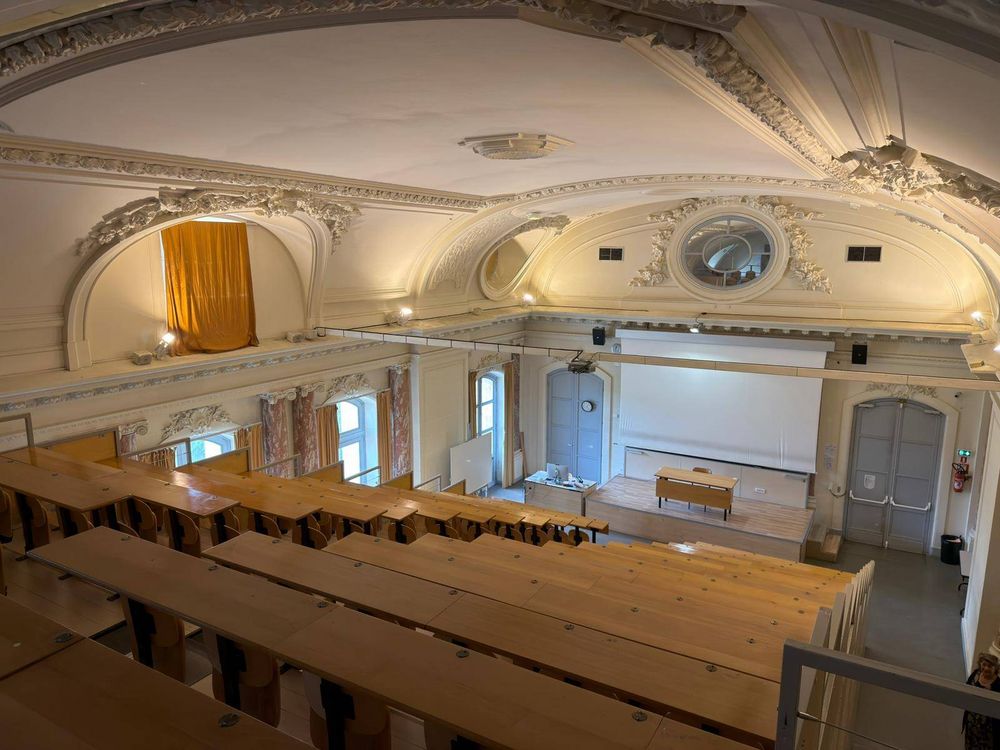 Vue intérieure de l'amphi
