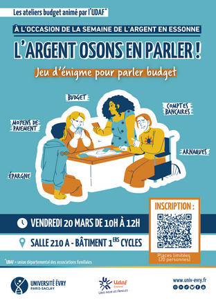Atelier : Osons parler d'argent