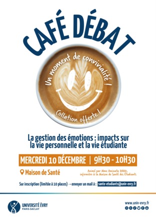 Café-débat : Gérer ses émotions