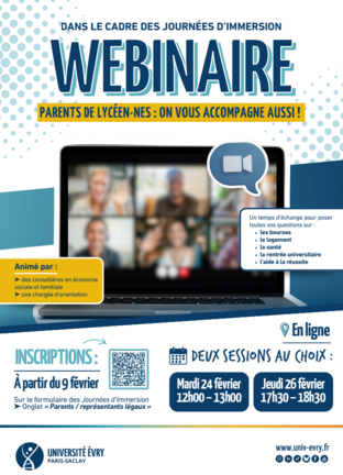 Webinaire à destination des parents