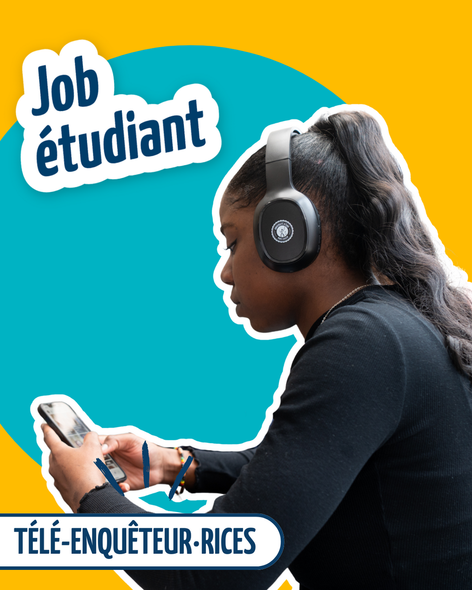 Job étudiant : Télé-enquêteur