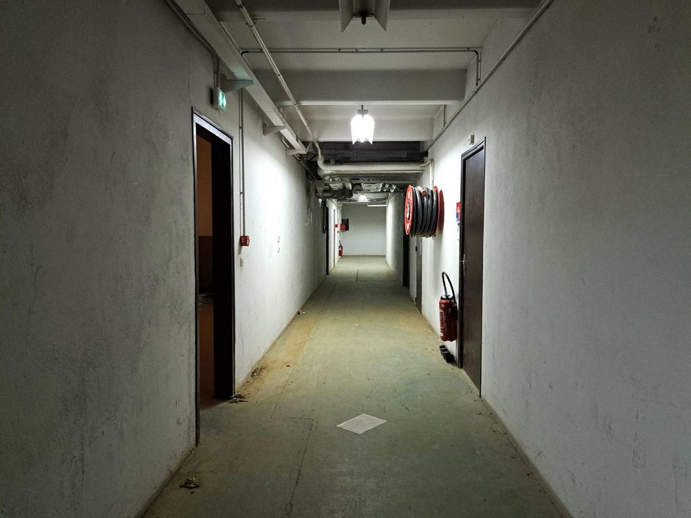 Le sous-sol du bâtiment Facteur Cheval.