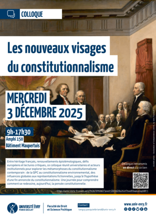 Colloque : Les nouveaux visages du constitutionnalisme