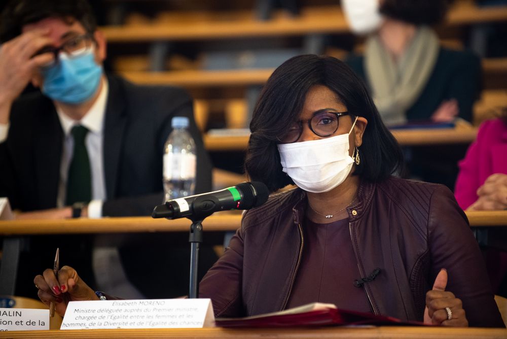 Élisabeth Moreno, Ministre déléguée auprès du Premier ministre, chargée de l'Égalité entre les femmes et les hommes, de la Diversité et de l'Égalité des chances