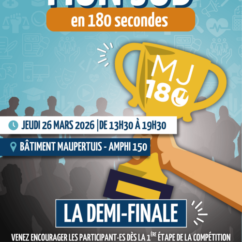 Mon job en 180 secondes : demi-finale