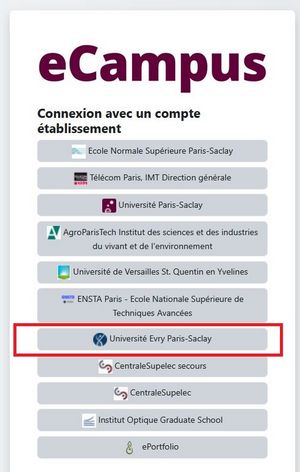 connexion ecampus