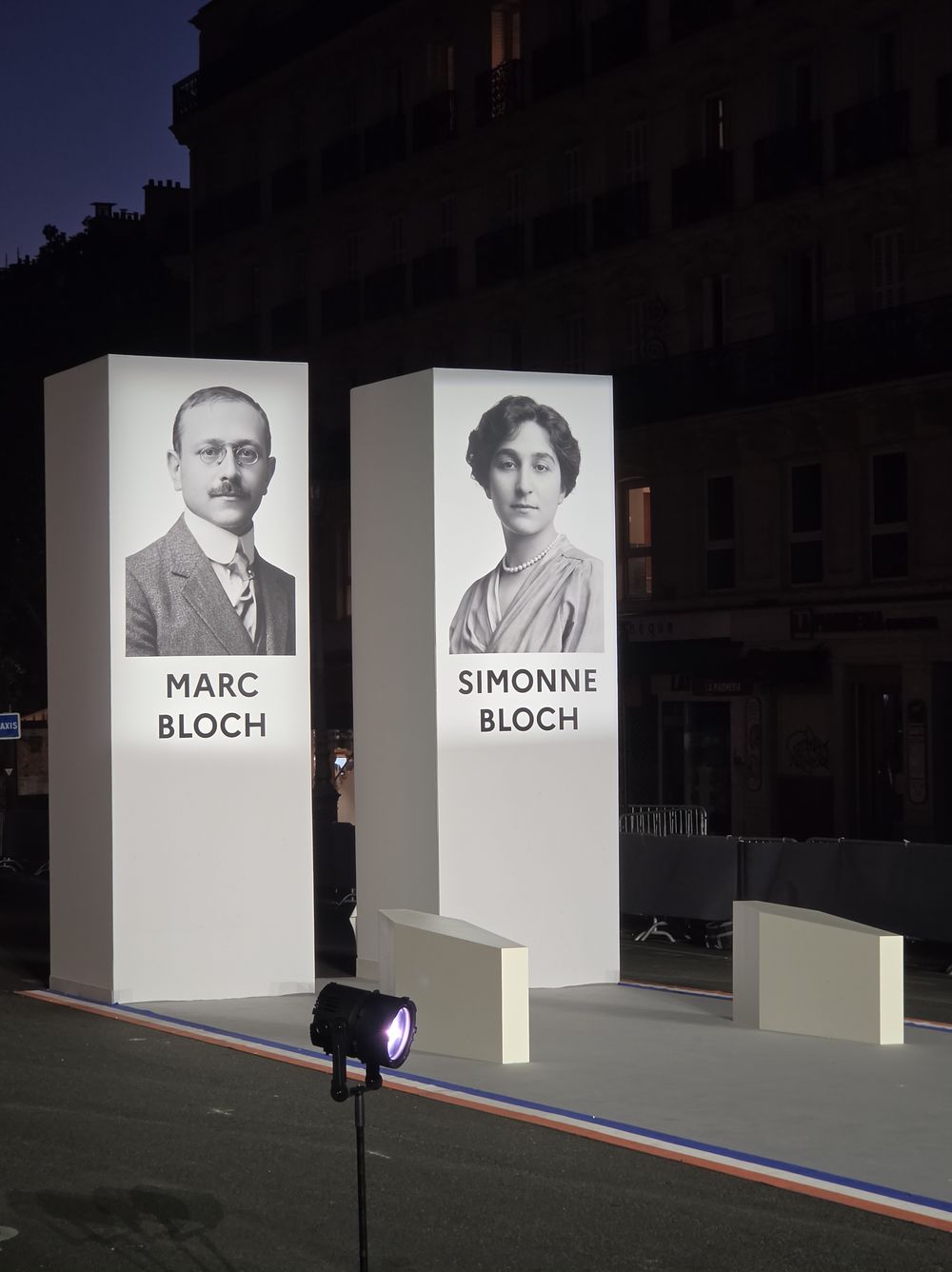 Cérémonie d'entrée au Panthéon de Marc et Simonne Bloch