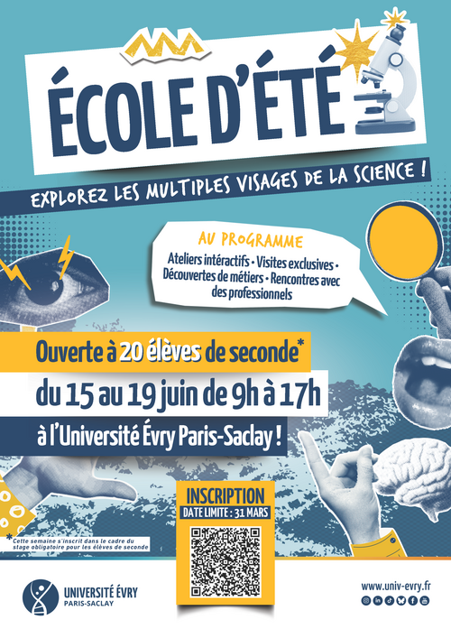 École d’été 2026 : Explorez les multiples visages de la Science !