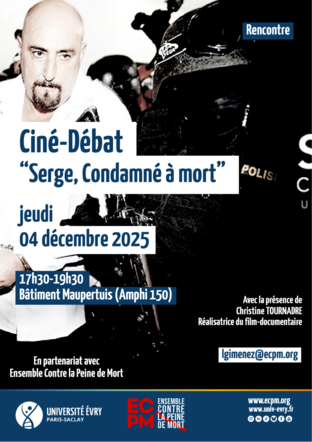 Ciné-débat : "Serge, condamné à mort"