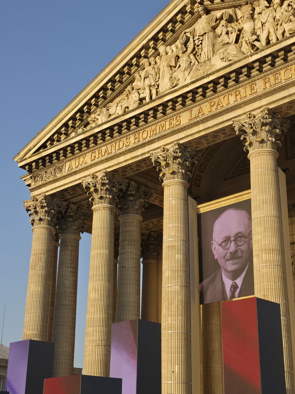 Cérémonie d'entrée au Panthéon de Marc et Simonne Bloch