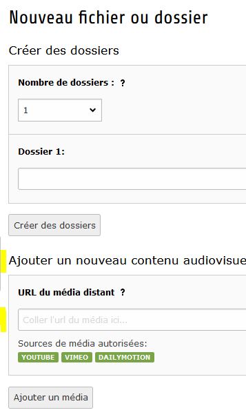 Ajoutez l'URL