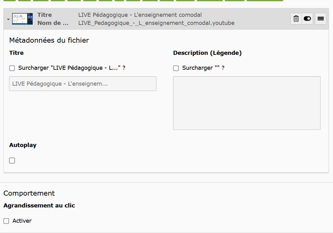 Ajouter un titre à la vidéo